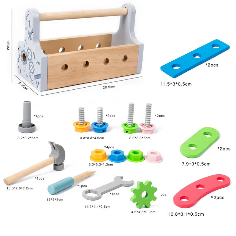 Woods™ - Kreativ und problemlösend - Werkzeugkasten aus Holz