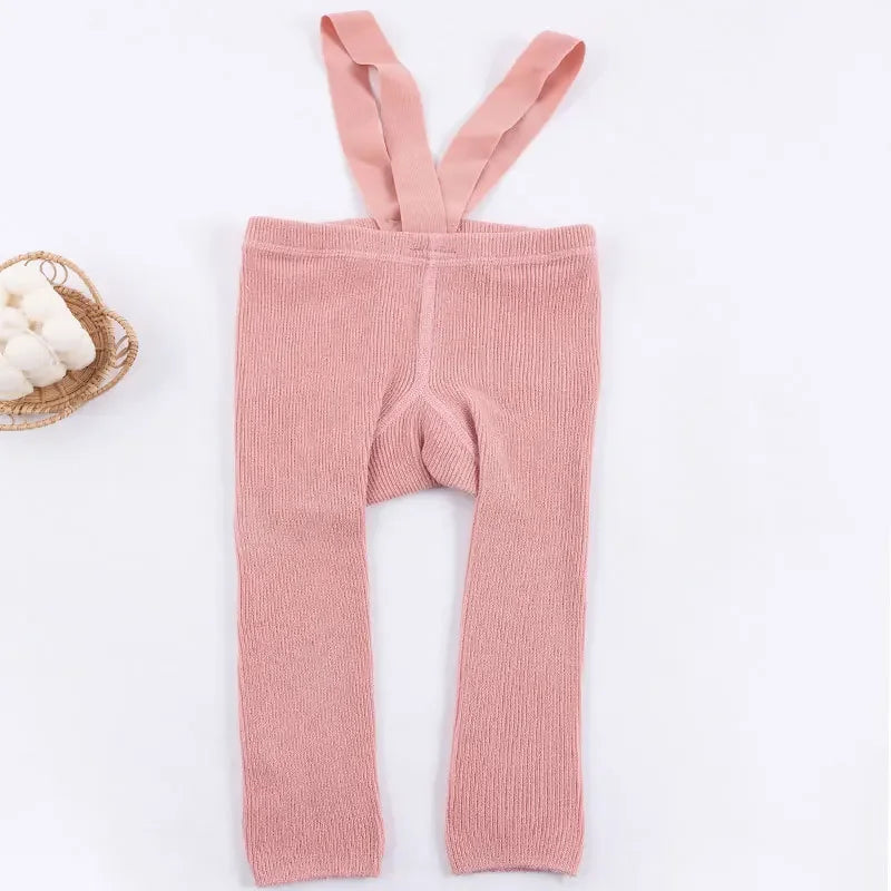 Mini Fashion™ - Bløde og behagelige - Børneleggings med seler