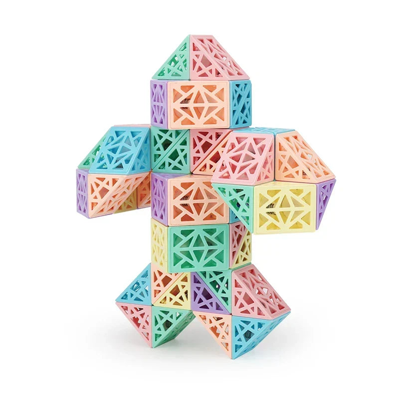 Snake Cube Set™ - Byg, drej og udforsk - Byggeklodssæt