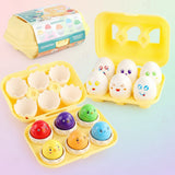 Montessori 3D Eggs Puzzle – Eine schöne Idee für Ostern – Eier-Sortierspiel