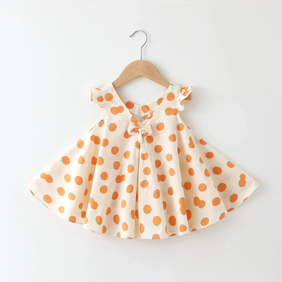 Mini Fashion™ - Legende og elegant - sommerkjole til piger
