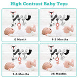 Baby Spiral Toy™ - Legetøj til autostol og barnevogn