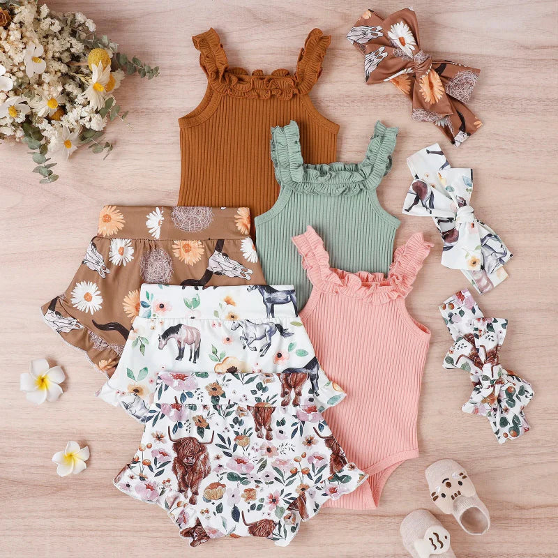 Baby Girl Summer Outfit – Süß & luftig – Baby-Kleidungsset