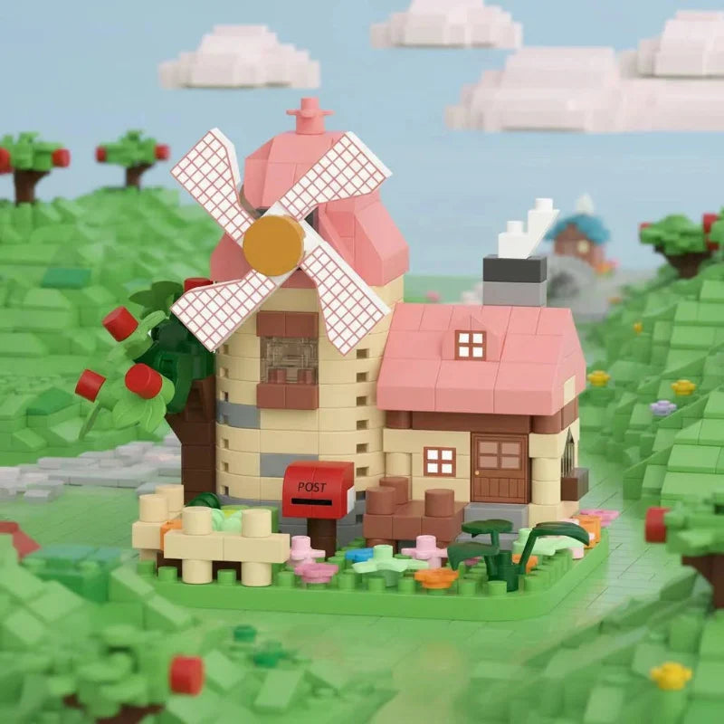 DIY Windmill Building Blocks – Kreativt & udfordrende – Byggesten-sæt