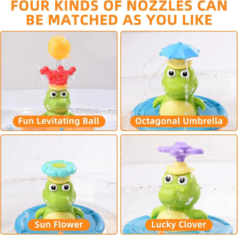 Light Up Crocodile Bath Toy – Interaktiv & Wasserspaß – Krokodil-Brunnen-Badespielzeug