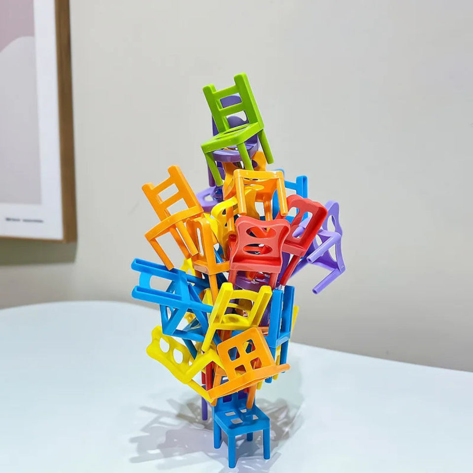 Chair Stack™ - Interaktiv & Kreativität fördern - Stapelstuhlspiel