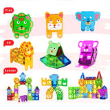 Animal Magnetic Building Blocks™ - Magnetisk byggemagi - Dyre-byggeklodser