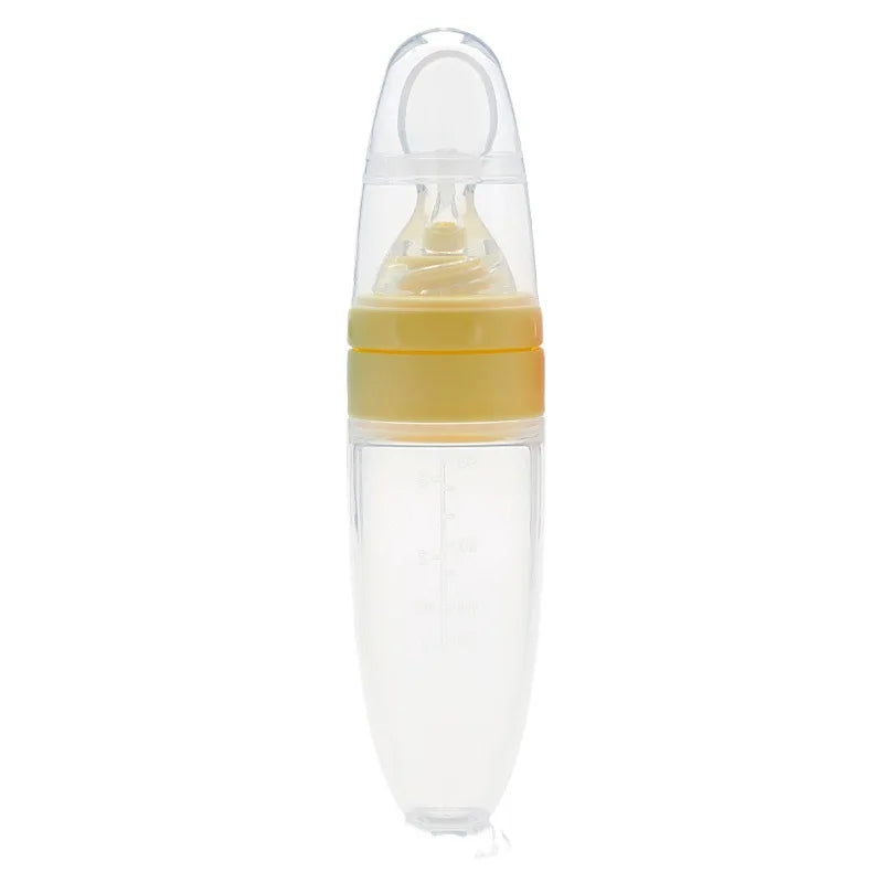 Silicone Feeding Bottle™ - Snacks mit Löffel - Silikonsaugflasche