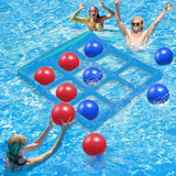 Pool Tic Tac Toe – Farverigt og sjovt - legesæt til pool fire på stribe