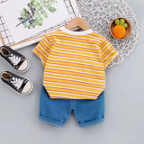 Mini Fashion™ - Girafprint - Tøjsæt i bomuld