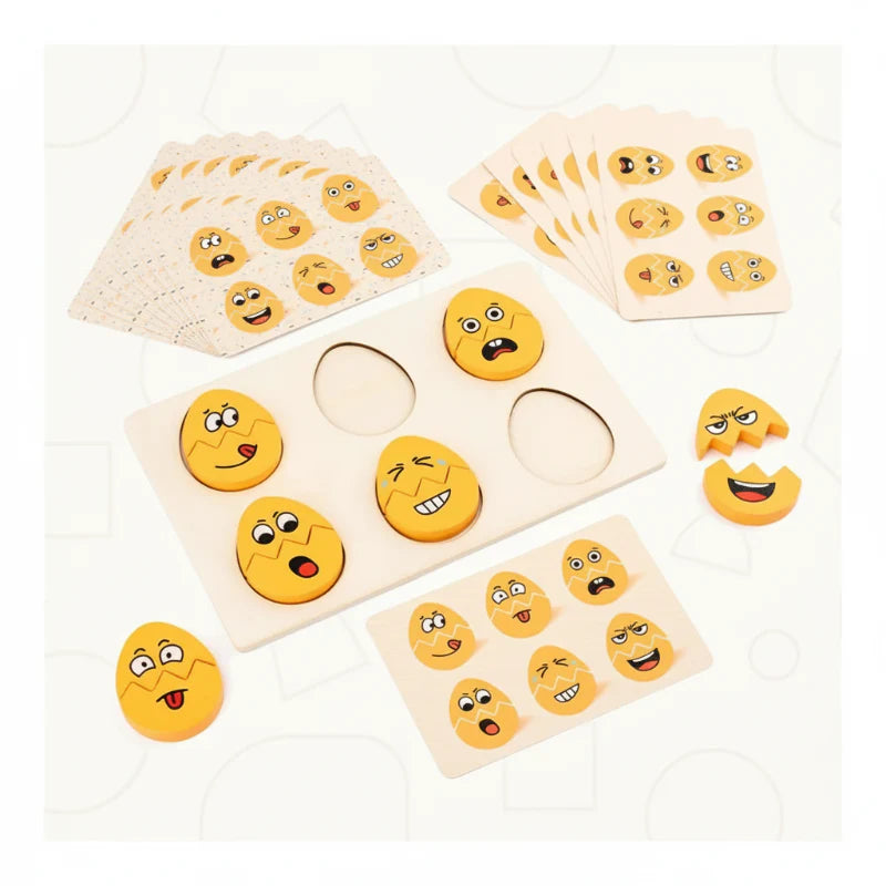 ExpressEggs – Umgang mit Emotionen lernen – Gesichtsausdruck-Puzzle