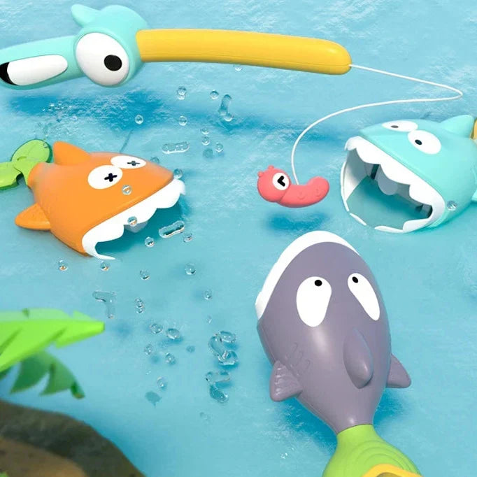 Splash & Catch™ - Fiskeri og vandpjaskeri - Fiskestangssæt i bad