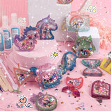 DIY Crystal Keychain Kit – Kreativt & legesygt – Nøglerings-håndværkssæt
