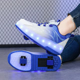 Light-Up Skate Shoes – LED & Komfortabel – Leuchtende Rollschuhe