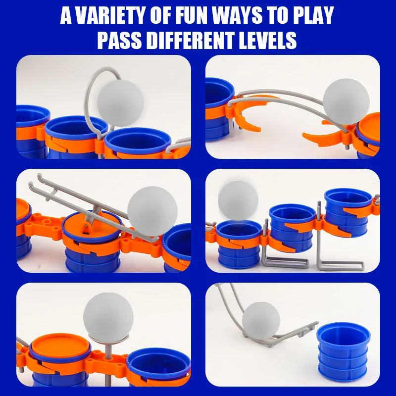 Cup Jump Ball Game – Aktiv & Interaktiv – Puff Ball Gesellschaftsspiel