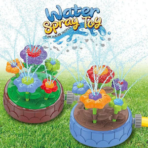 Aqua Bloom - Drehen & Spritzen – Wasserspielzeug Blumensprinkler