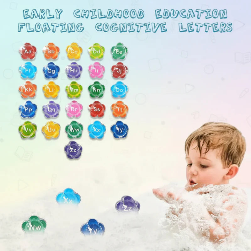 BubbleAlphabet – Sanft & Lehrreich – Wasserbuchstaben