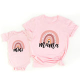 Mini Fashion™ - Mama & Tochter - Passendes Shirt & Strampler