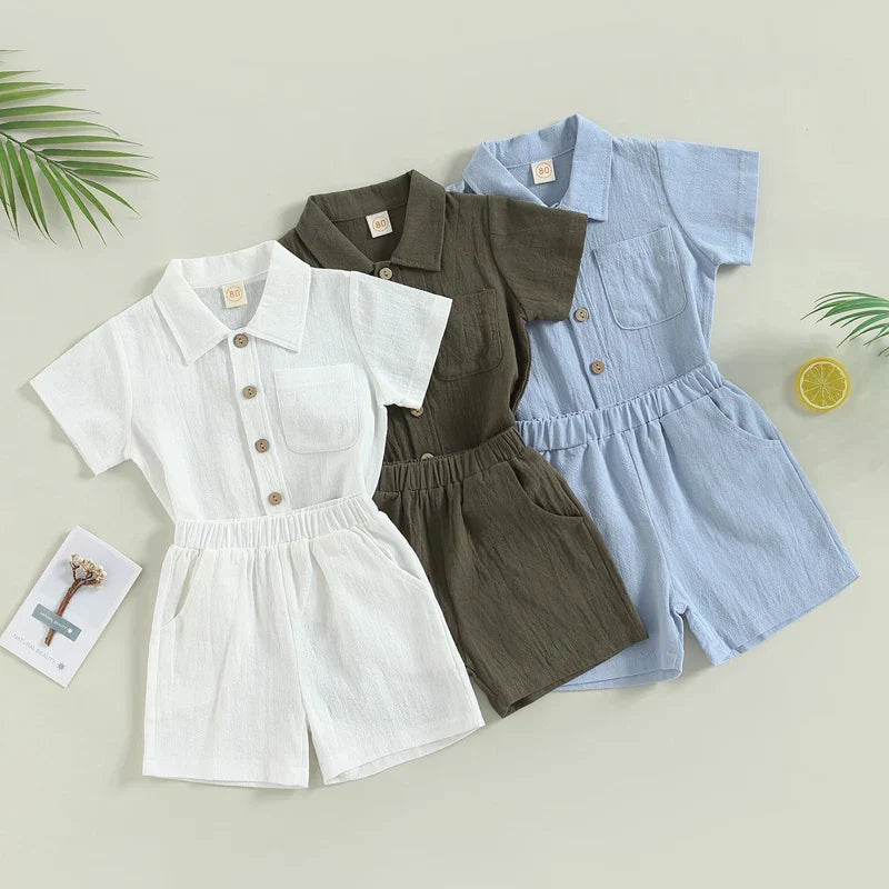 Mini Fashion™ – Robust og stilfuld – Baby-outfit i bomuld