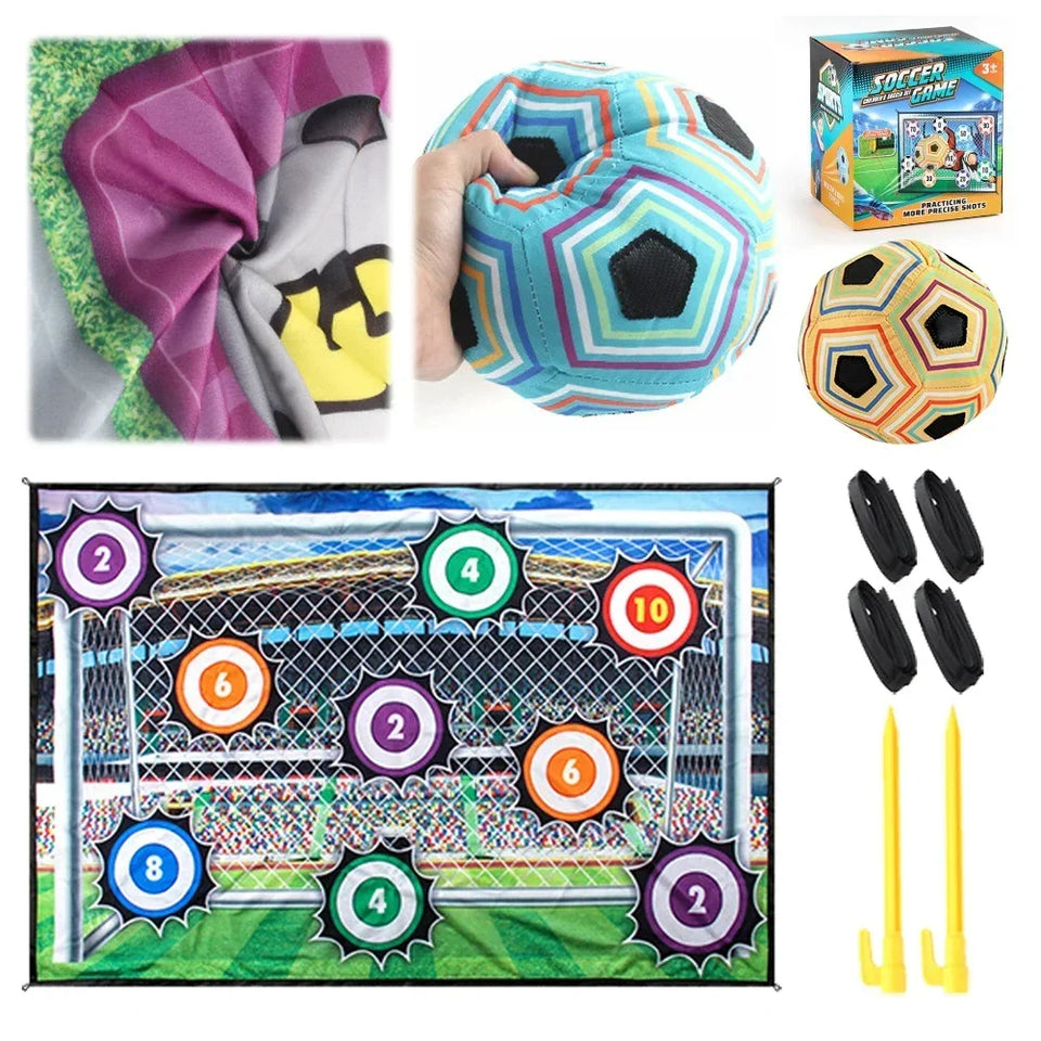 Sticky Soccer™ – Platte & Treppe – Spielmatte Fußball