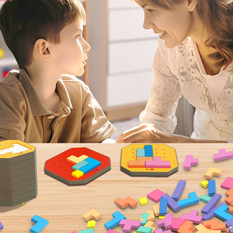 Logic Blocks™ – Farbe & Kreativität – Geometrisches Rätsel