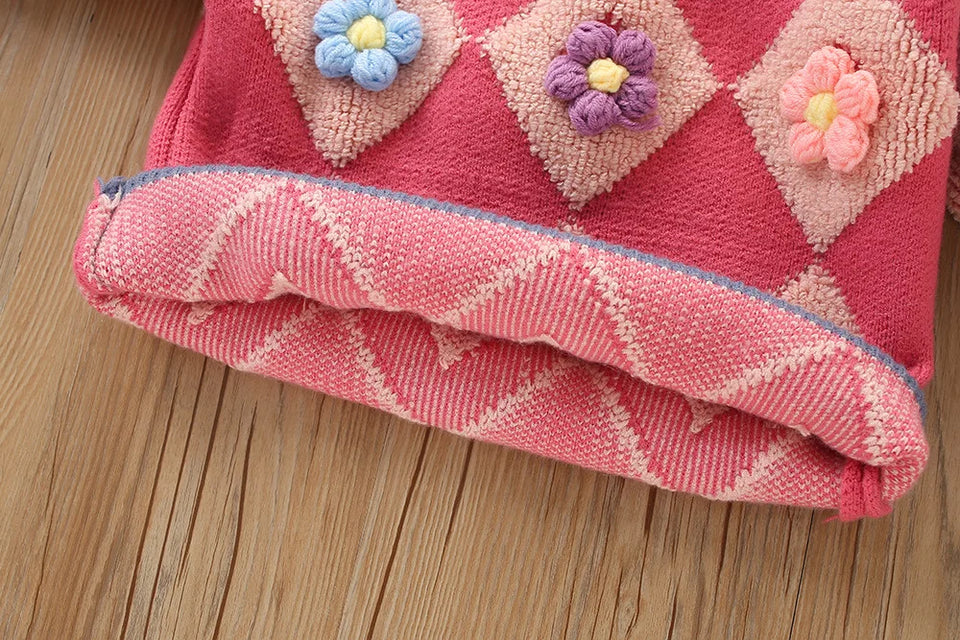 Mini Fashion™ - Vidunderligt Varmt - Vintage Strikket Sweater & Nederdel
