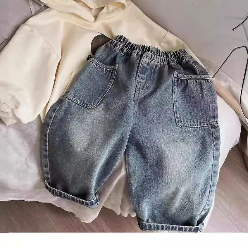 Mini Fashion™ - Jeans med lige ben - Afslappede jeans