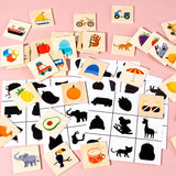 Shape Match Puzzle™ – Find skyggen - sorteringspuslespil i træ