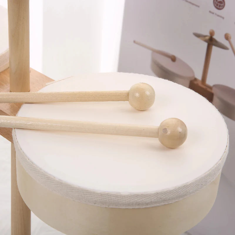 Kids Wooden Drum Toy – Musik & Kreativität – Trommel-Spielset
