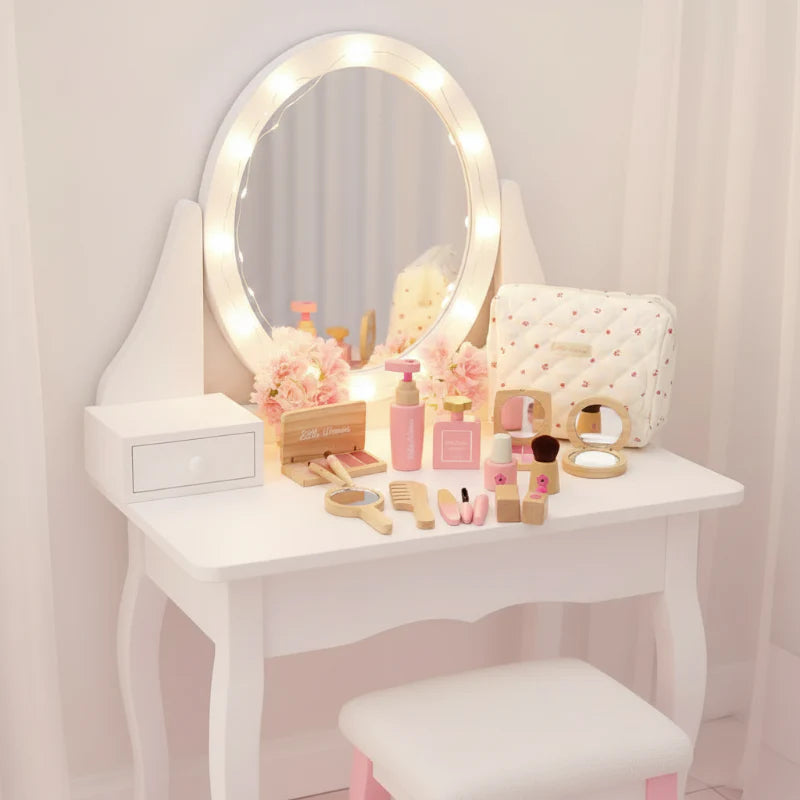 Wooden Makeup Play Set – Kreatives Spielen & Rollenspiele – Make-up-Set aus Holz