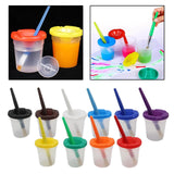 Anti-Spill Paint Cups™  - Unkompliziertes Farbabenteuer - Kindermalbecher mit Deckel und Pinsel