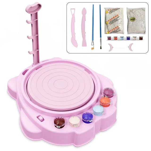 Kids Pottery Set™ - Kreationen aus Ton - Töpfer-Set für Kinder