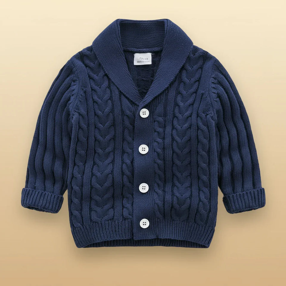 CozyCub – Komfortabel og moderigtig – strikket cardigan til børn