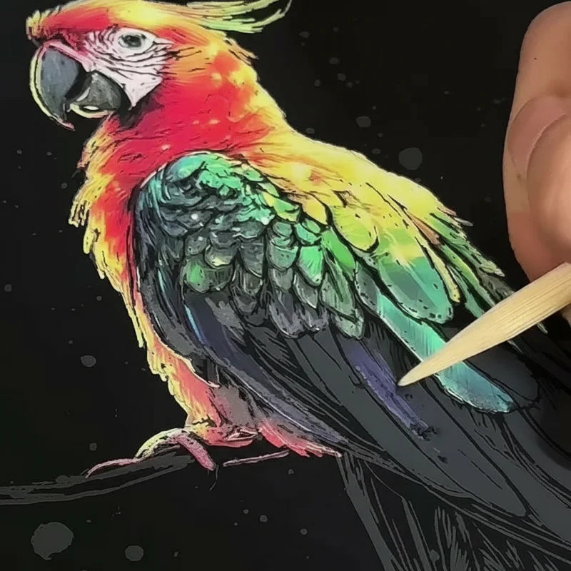 GlowArt – Glow-in-the-dark – Rubbelkarten-Set