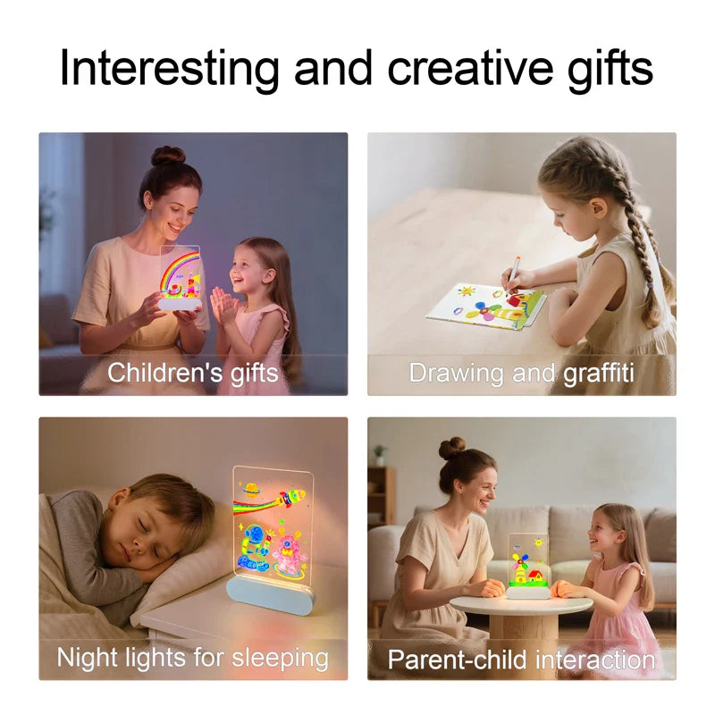 DrawingLight - Beleuchtete Fantasien – Zeichenbrett mit LED