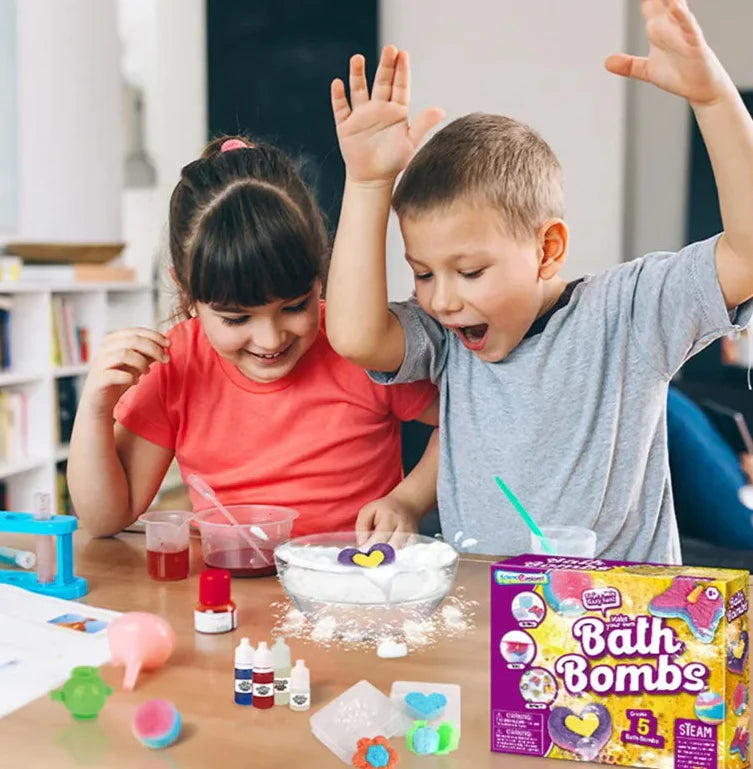 BathBombs – Farbenfroh & lehrreich – DIY-Set für Badebomben