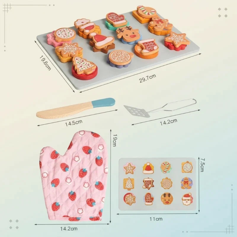 TinyKitchen – Kreativt & legesygt – Træ-kagesorteringsspil