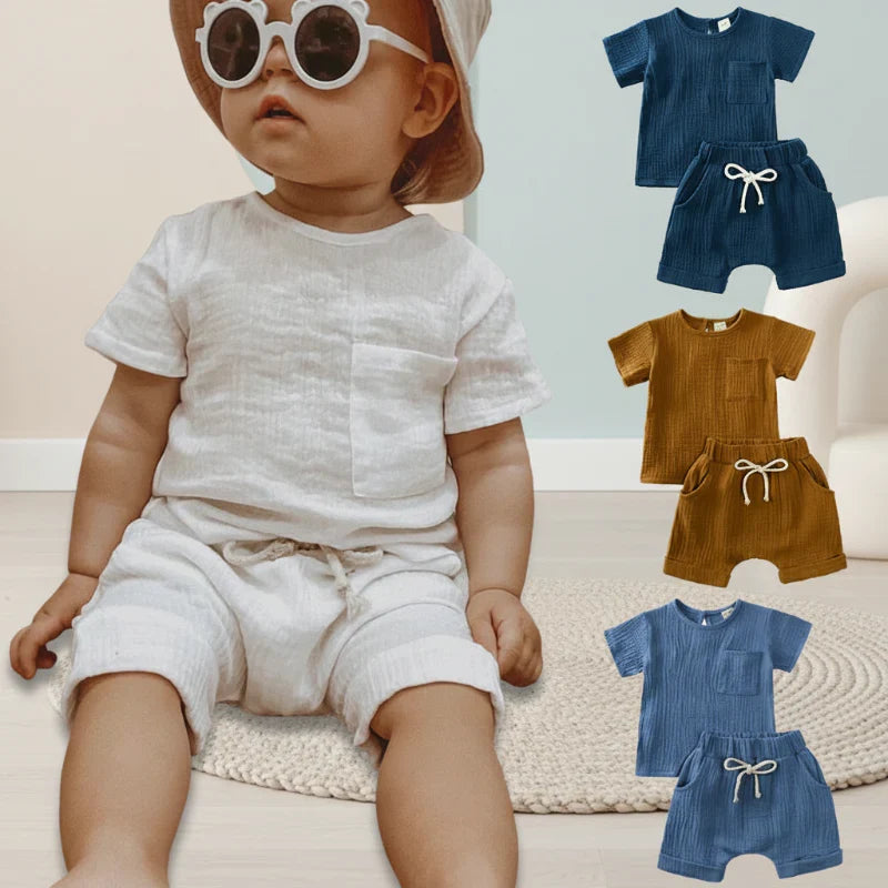 Baby Summer Outfit – Luftigt & behageligt – Tøjssæt