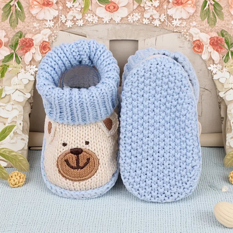 Mini Fashion – Strikket babysko (3-6 måneder)