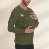 Kangaroo Pocket Shirt – Bequem & praktisch – T-Shirt-Babytrage für Männer