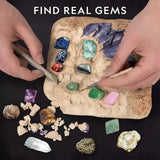 Gemstone Dig Kit – Entdecken & Lernen – Kristall-Ausgrabungsset