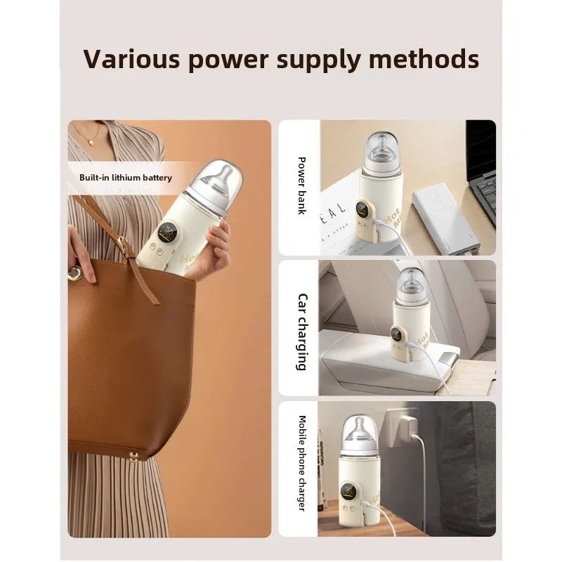 SmartBottle - Immer warm und bereit - Kabelloser, wiederaufladbarer Milchwärmer