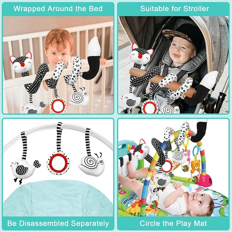 Baby Spiral Toy™ - Legetøj til autostol og barnevogn