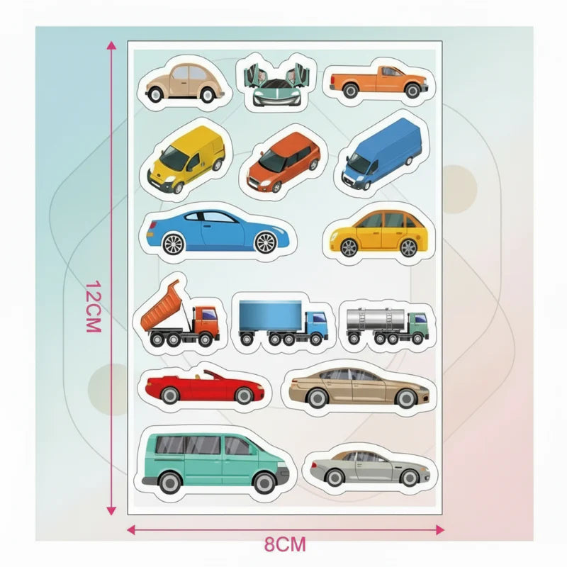 KidoTape – Farbenfroh & praktisch – Verkehrsweg-Aufkleberband-Set