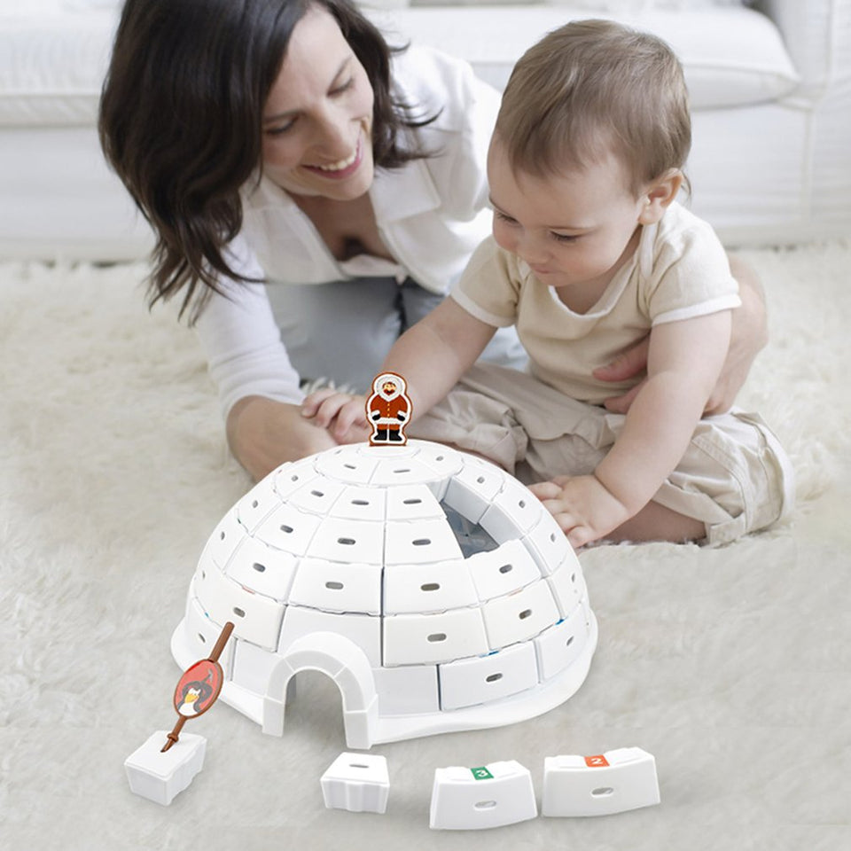 Igloo Game™ - En iskold udfordring - Spil med klodser