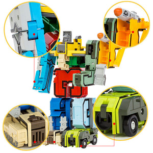 Block Action Figure™ - Bauen mit Zahlen! - Transformer Zahlen