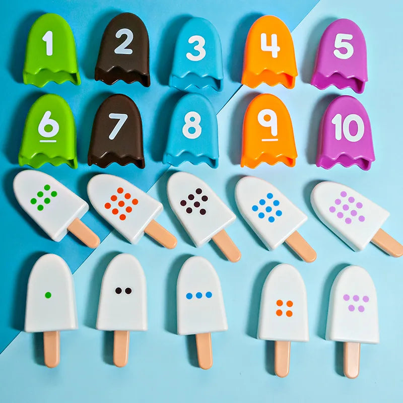 Maths Popsicles™ - Tællesjov med is - matematikspil