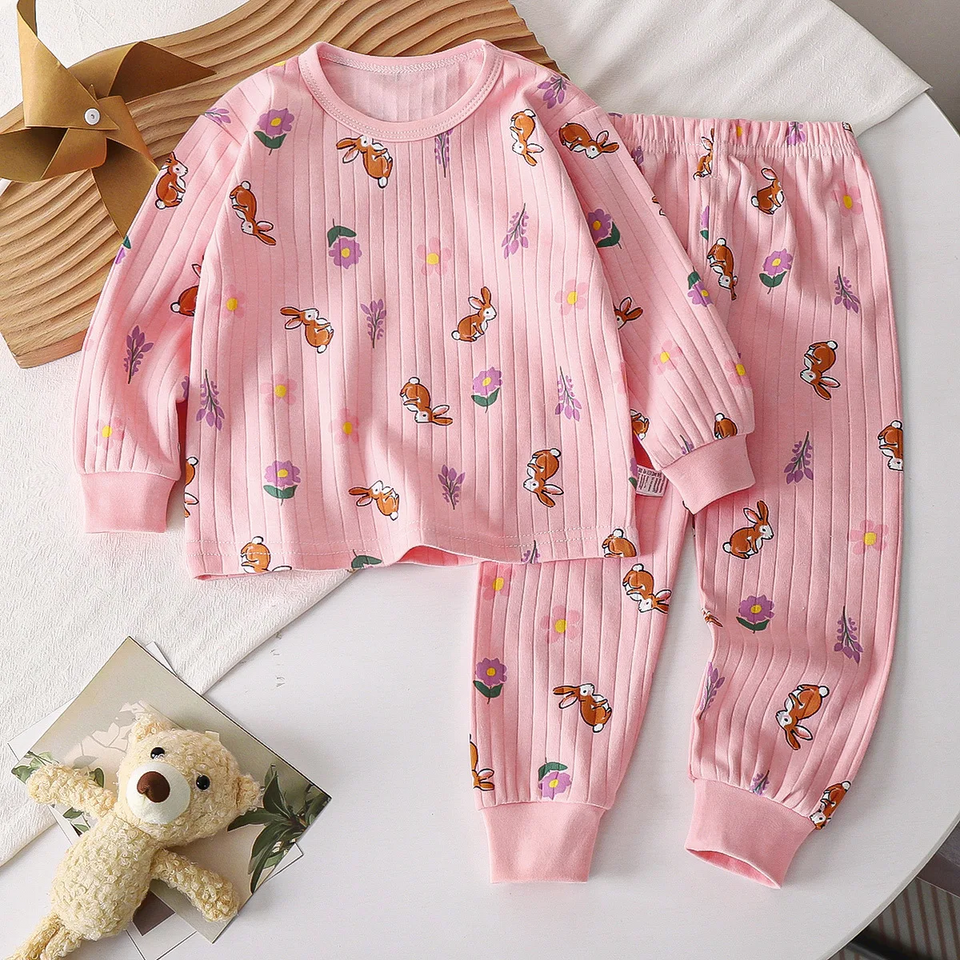 LittleDreamer – Weich & warm – Nachtwäsche-Set aus Baumwolle für Kinder
