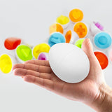 Egg Puzzle™ - Hjernespil for børn - Kreativ æggeboks
