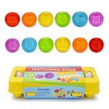 Egg Puzzle™ - Hjernespil for børn - Kreativ æggeboks